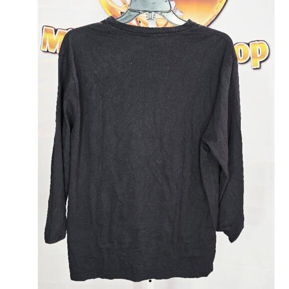 Death Row Records LA Graphic Long Sleeve Tee Black Size Medium - Picture 2 of 3